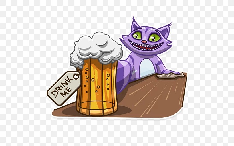 Cheshire Cat Cartoon Sticker Telegram, PNG, 512x512px, Cheshire Cat, Adventures In Wonderland, Alices Adventures In Wonderland, Cartoon, Cat Download Free