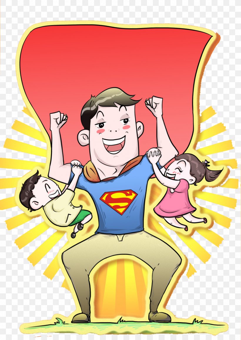 Clark Kent Father Illustration, PNG, 900x1273px, Clark Kent, Art, Baidu Wangpan, Cartoon, Child Download Free