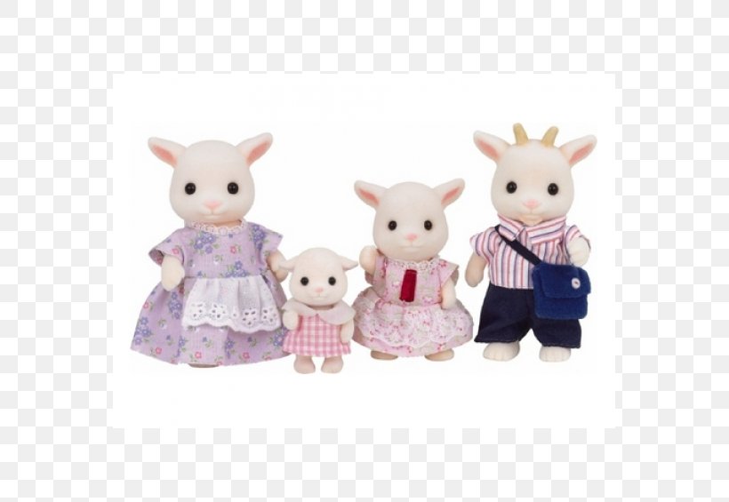 Goat Sylvanian Families Bear Toy Sheep, PNG, 565x565px, Goat, Action Toy Figures, Bear, Doll, Dollhouse Download Free
