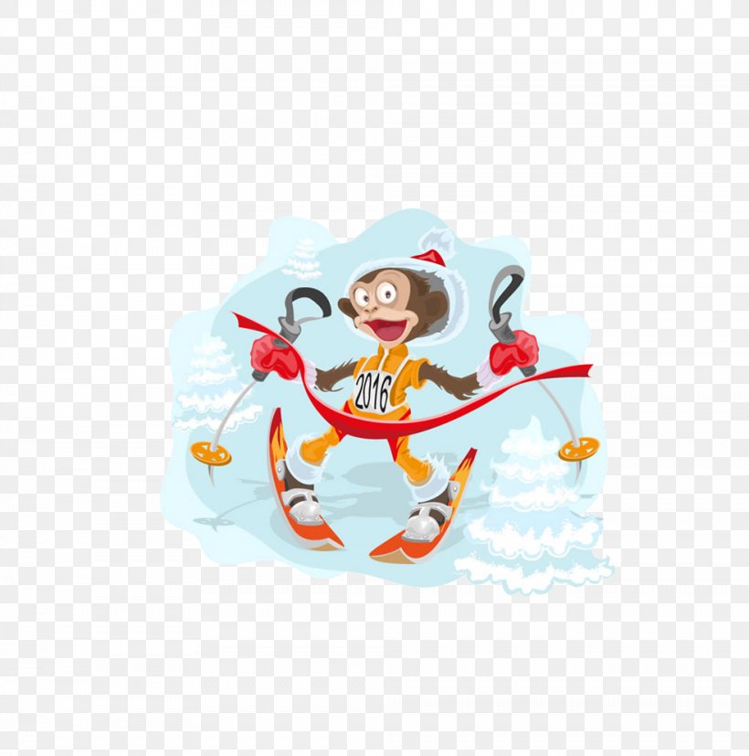 Santa Claus Monkey Christmas Illustration, PNG, 984x993px, Santa Claus, Bird, Cartoon, Christmas, Christmas Card Download Free