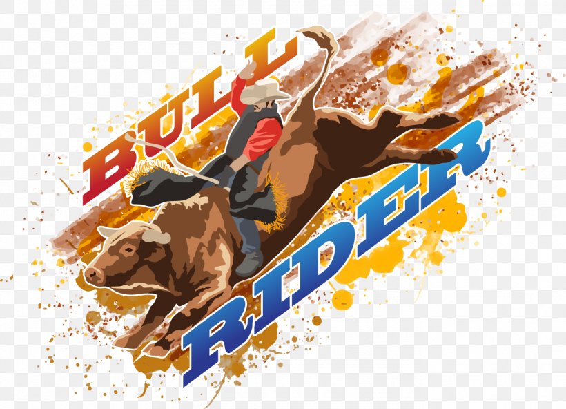 Bull Riding Bullfighting Illustration, PNG, 1376x995px, Bull Riding, Brand, Bull, Bullfighting, Equestrianism Download Free