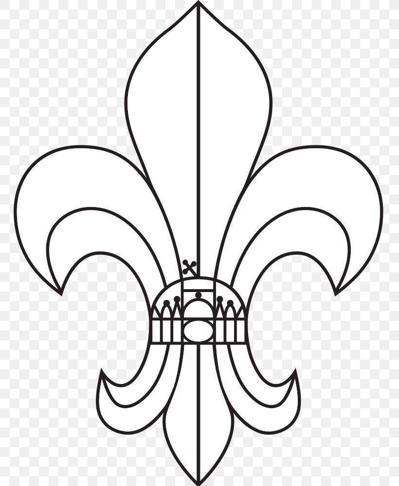 Drawing Hungary Scouting Shading Clip Art, PNG, 764x1000px, Drawing, Artwork, Black, Black And White, Flower Download Free