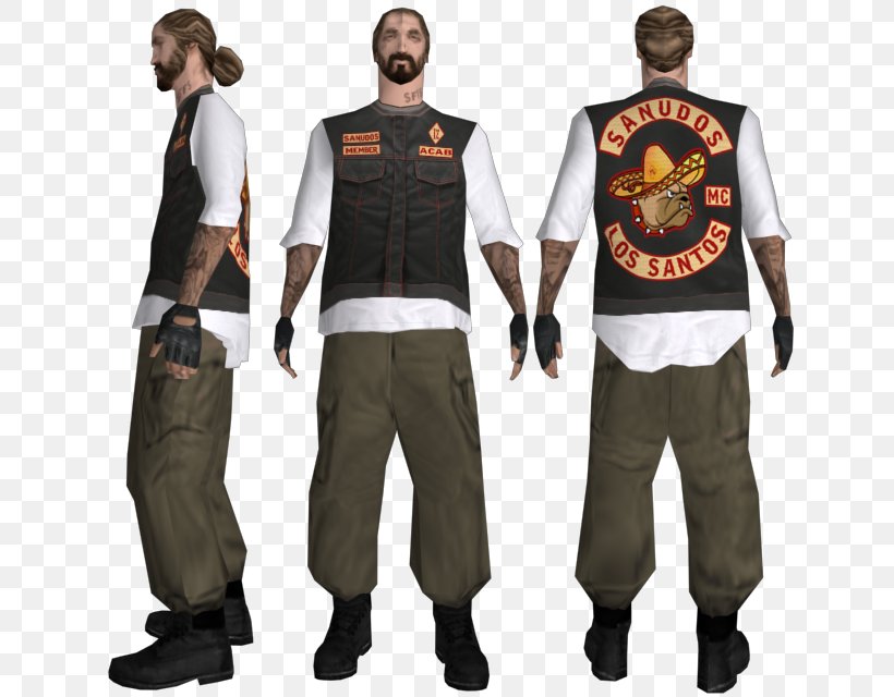 Grand Theft Auto: San Andreas San Andreas Multiplayer Mod Motorcycle Club, PNG, 662x640px, Grand Theft Auto San Andreas, Biker, Camcorder, Costume, Grand Theft Auto Download Free