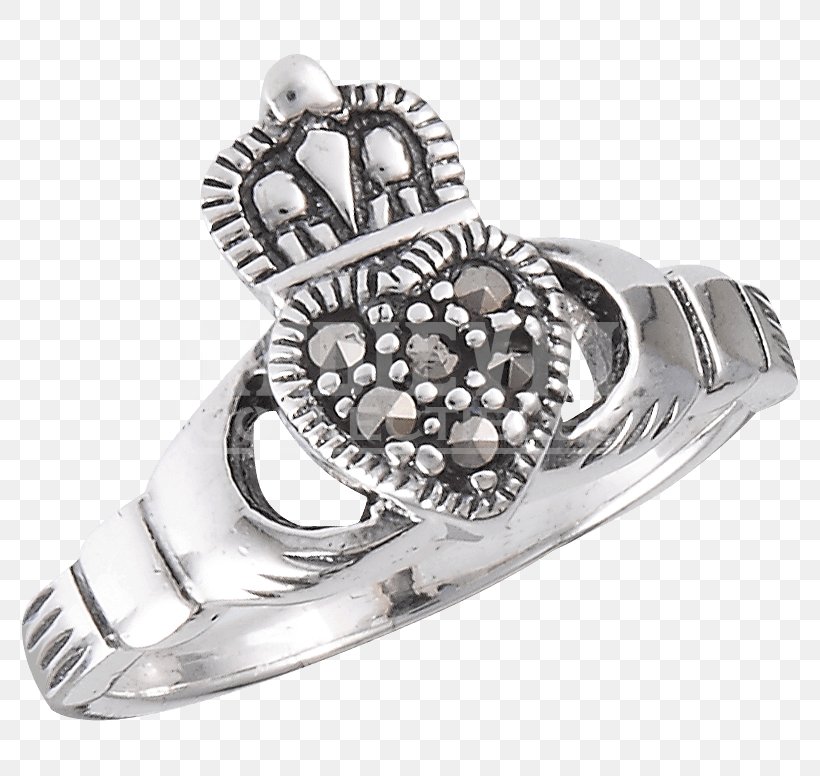 Silver Marcasite Jewellery Claddagh Ring Body Jewellery, PNG, 776x776px, Silver, Body Jewellery, Body Jewelry, Claddagh Ring, Jewellery Download Free