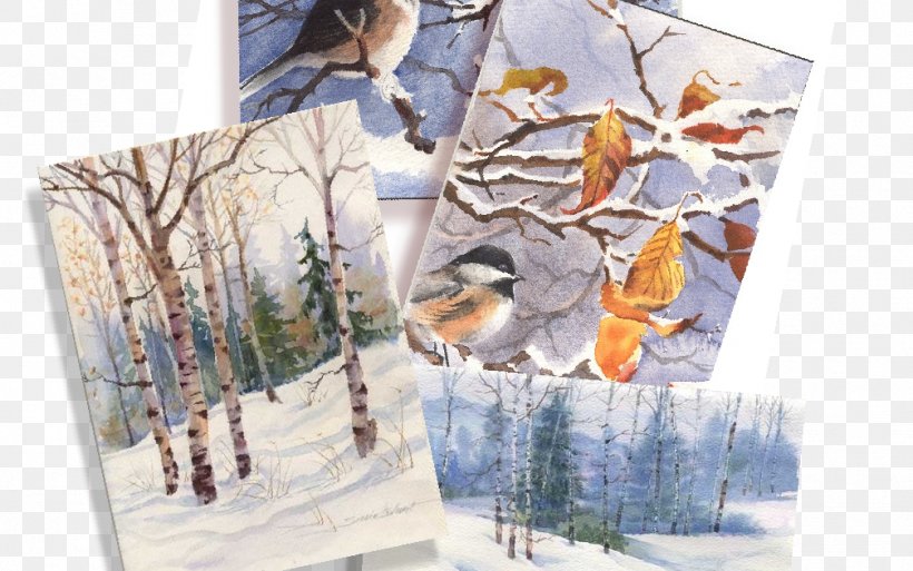 Watercolor Painting Art Christmas Landscape Painting, PNG, 1007x630px, Watercolor Painting, Art, Art Museum, Christmas, Christmas Card Download Free