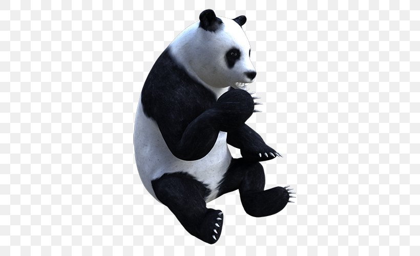 Giant Panda Stuffed Animals & Cuddly Toys Snout, PNG, 500x500px, Giant Panda, Bear, Carnivoran, Fur, Plush Download Free
