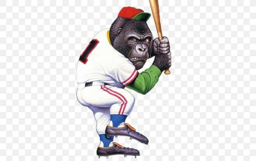 Gorilla King Kong Illustration, PNG, 690x517px, Gorilla, Art, Ball Game, Baseball, Baseball Equipment Download Free