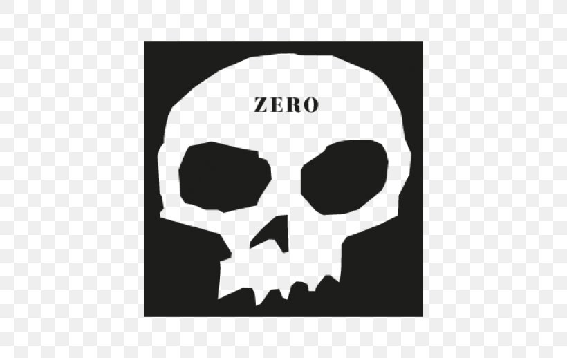 Zero Skateboards Skateboarding Birdhouse Skateboards, PNG, 518x518px, Zero Skateboards, Birdhouse Skateboards, Black, Black And White, Bone Download Free