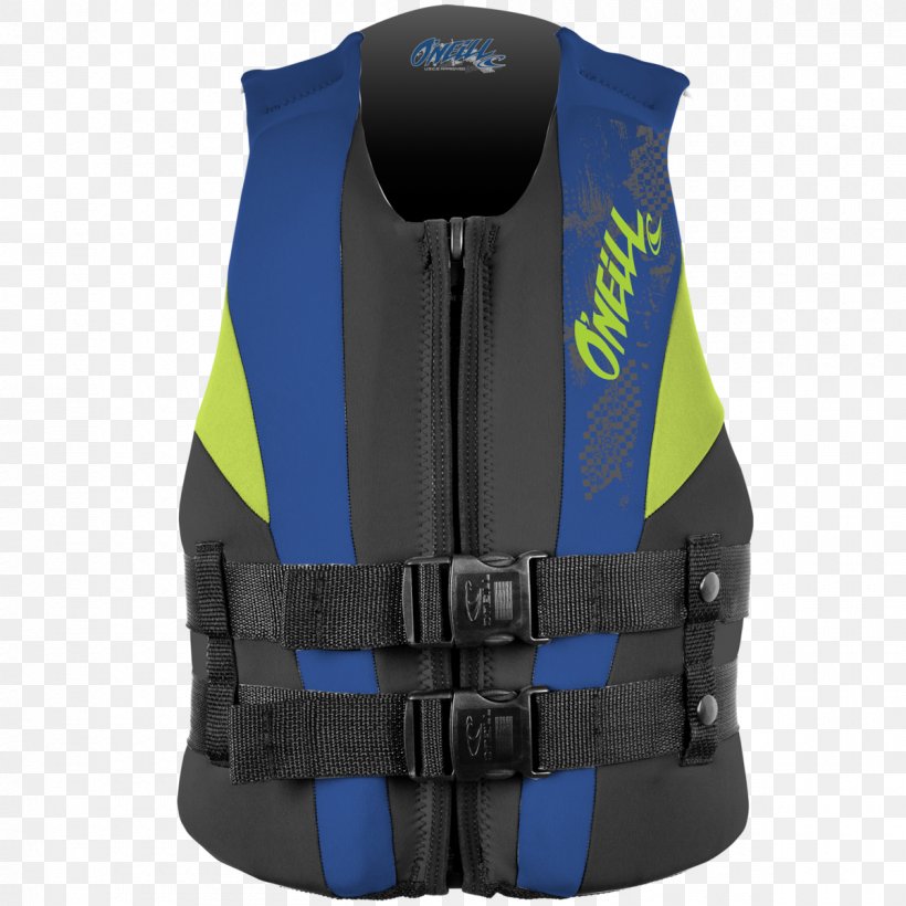Gilets O'Neill Wetsuit Life Jackets Water Skiing, PNG, 1200x1200px, Gilets, Electric Blue, Life Jackets, Outerwear, Personal Protective Equipment Download Free