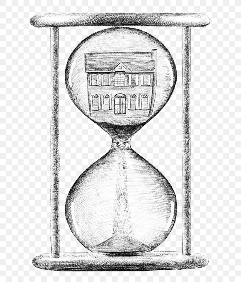 Hourglass Drawing, PNG, 724x959px, Hourglass, Black And White, Clock, Drawing, Monochrome Download Free