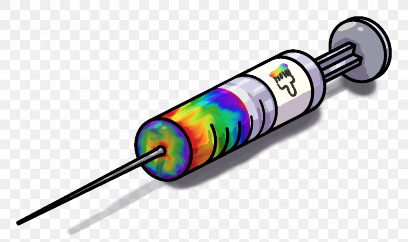 Syringe Hypodermic Needle Red Green Brown, PNG, 1024x608px, Syringe, Art, Blue, Brown, Color Download Free