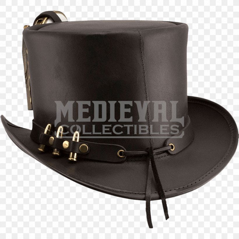 Top Hat Headgear Leather Steampunk, PNG, 850x850px, Hat, Dark Knight Armoury, Derringer, Fashion Accessory, Gentleman Download Free