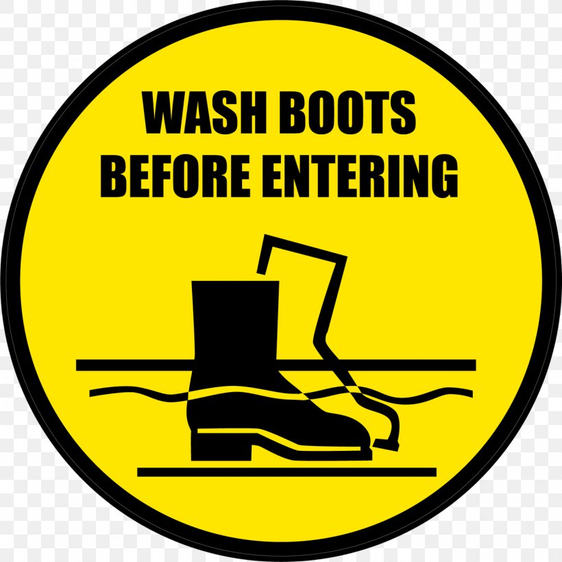 Wash Boots Before Entering Floor Sign Version 1 Brand Clip Art Logo, PNG, 1280x1280px, Boot, Area, Brand, Floor, Happiness Download Free