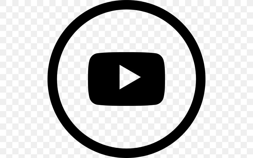 Youtube Business Black And White Logo Png 512x512px Youtube