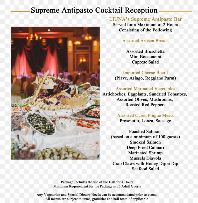 Antipasto Menu Banquet Change.org LIUNA Station, PNG, 2584x2648px, Antipasto, Advertising, Banquet, Banquet Hall, Bar Download Free