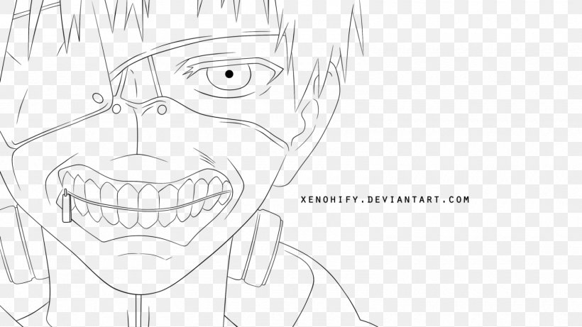 Black And White Line Art Drawing Facial Expression, PNG, 1600x900px, Watercolor, Cartoon, Flower, Frame, Heart Download Free