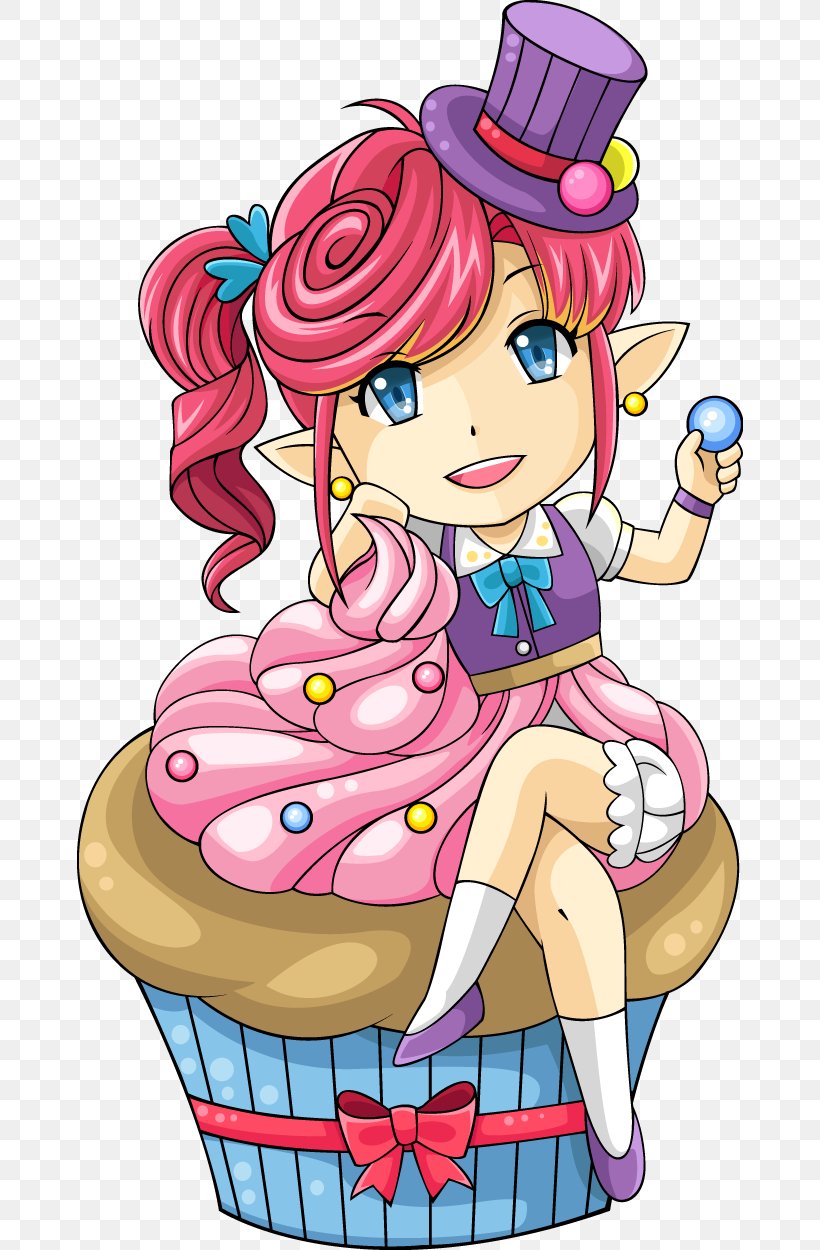 Cupcake Ice Cream Macaron Dessert, PNG, 666x1250px, Watercolor, Cartoon, Flower, Frame, Heart Download Free