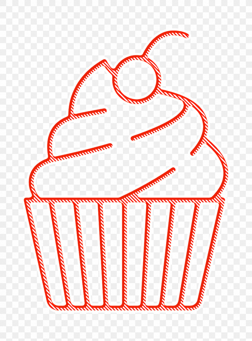 Dessert Icon Restaurant Elements Icon Cupcake Icon, PNG, 908x1228px, Dessert Icon, Cupcake Icon, Home Accessories, Line, Line Art Download Free