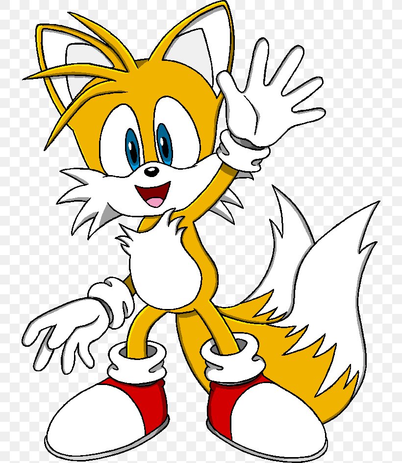 Tails Sonic The Hedgehog Sonic Team Sega Character, PNG, 732x944px, Tails, Art, Artwork, Beak, Black And White Download Free