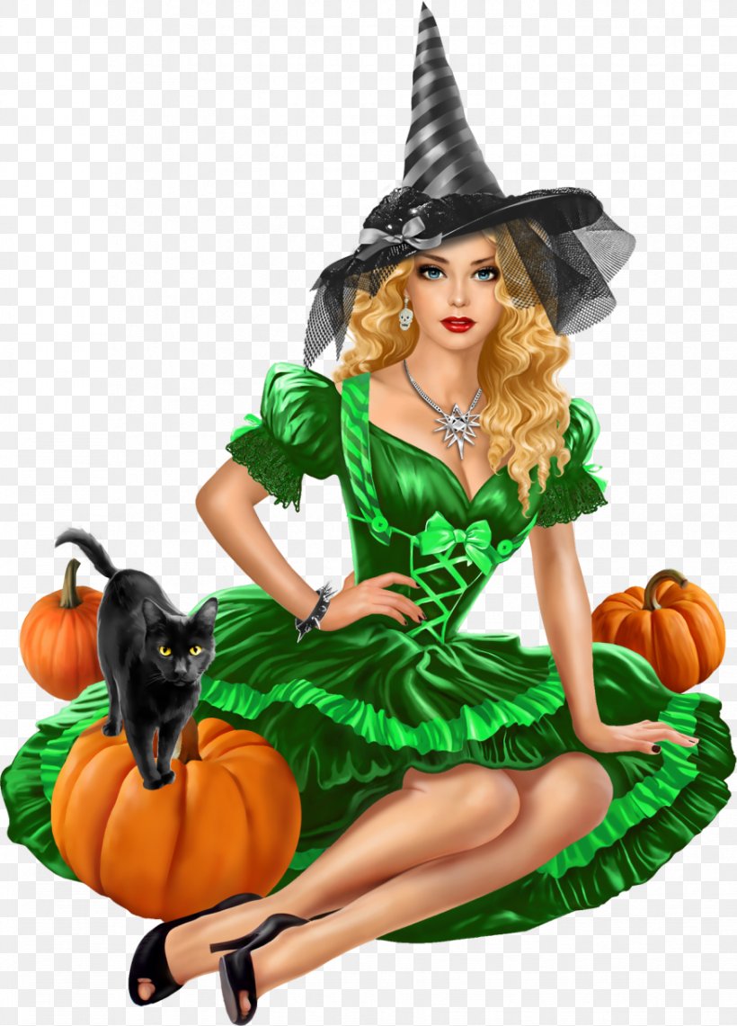 Witchcraft Jolie Sorcière Image Female, PNG, 877x1221px, Witch, Christmas Ornament, Costume, Coven, Digital Art Download Free