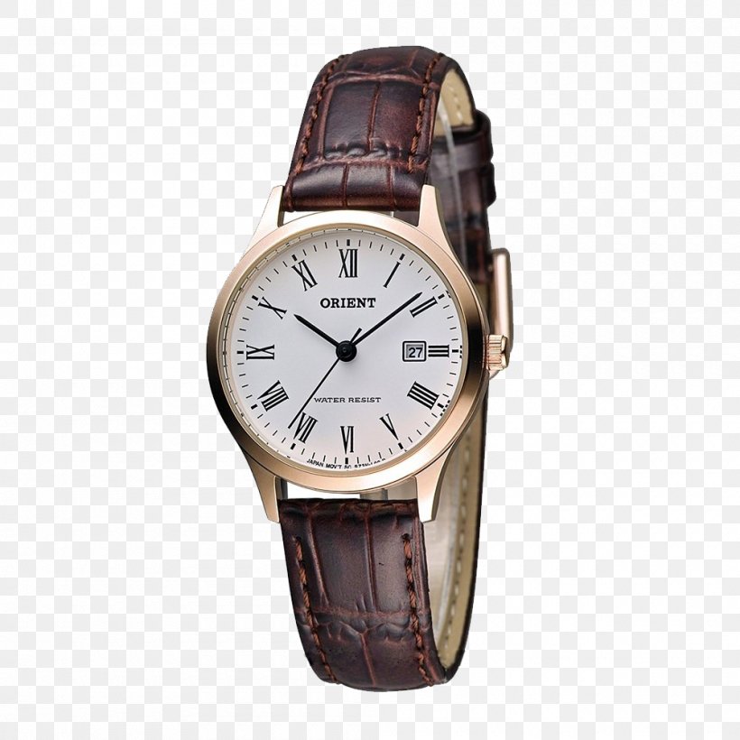 Orient Watch Pocket Watch Clock Tissot, PNG, 1000x1000px, Watch, Brand, Brown, Chronograph, Clock Download Free