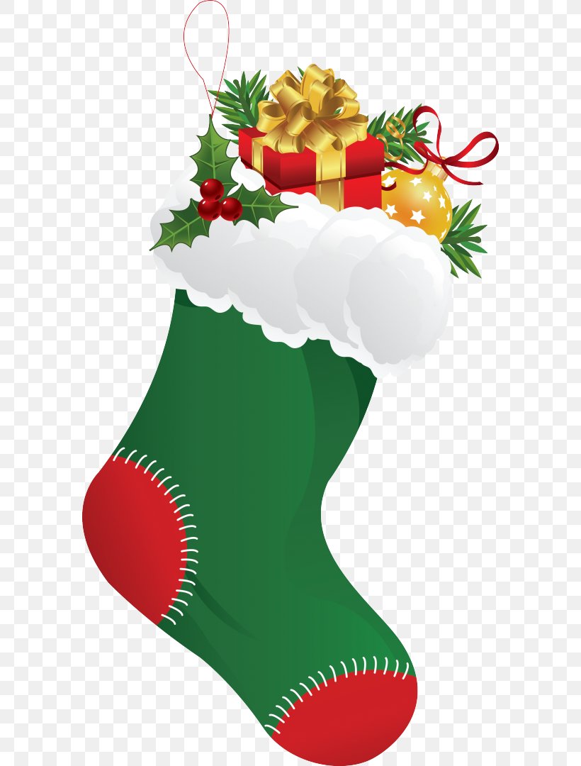 Christmas Stockings Sock Clip Art, PNG, 588x1080px, Christmas Stockings, Christmas, Christmas Decoration, Christmas Eve, Christmas Ornament Download Free