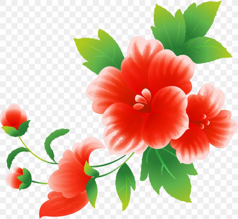 Pink Flowers Clip Art, PNG, 4281x3938px, Flower, Annual Plant, China Rose, Chinese Hibiscus, Document Download Free