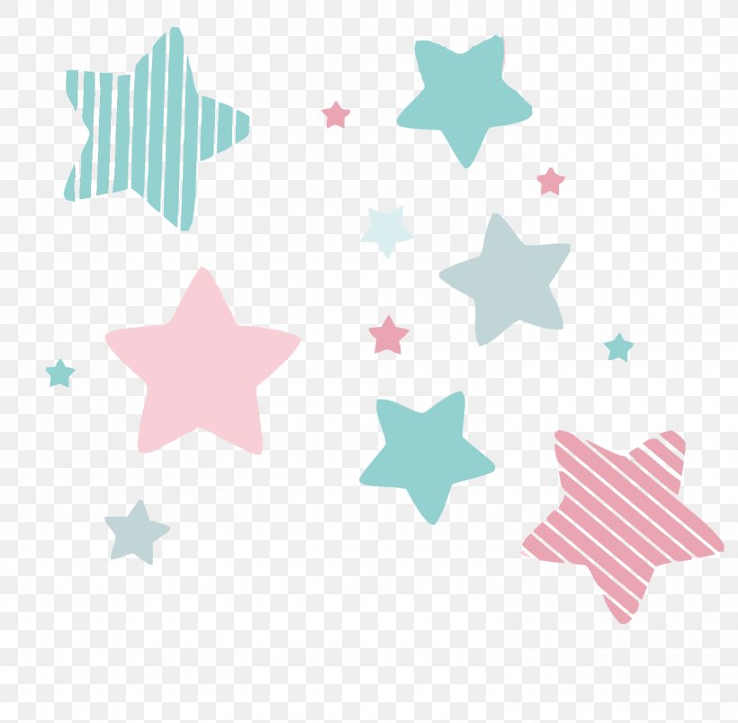 Vector Cartoon Little Star, PNG, 1500x1469px, Star, Area, Art Paper, Pattern, Pink Download Free