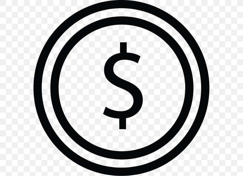 Vector Graphics Dollar Sign United States Dollar Banknote, PNG, 594x594px, Dollar Sign, Australian Dollar, Banknote, Blackandwhite, Currency Symbol Download Free