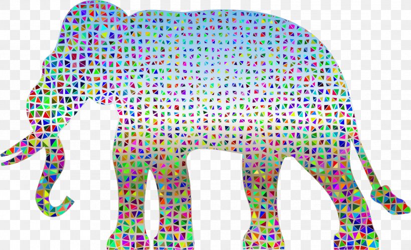 Elephant Low Poly Clip Art, PNG, 2336x1426px, Elephant, Animal Figure, Area, Asian Elephant, Elephants And Mammoths Download Free