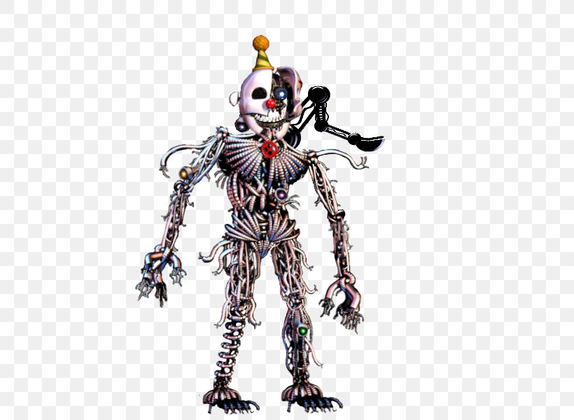 Five Nights At Freddy's: Sister Location Five Nights At Freddy's 3 Five Nights At Freddy's 4 Freddy Fazbear's Pizzeria Simulator Five Nights At Freddy's: The Silver Eyes, PNG, 455x600px, Endoskeleton, Action Figure, Animatronics, Costume, Costume Design Download Free