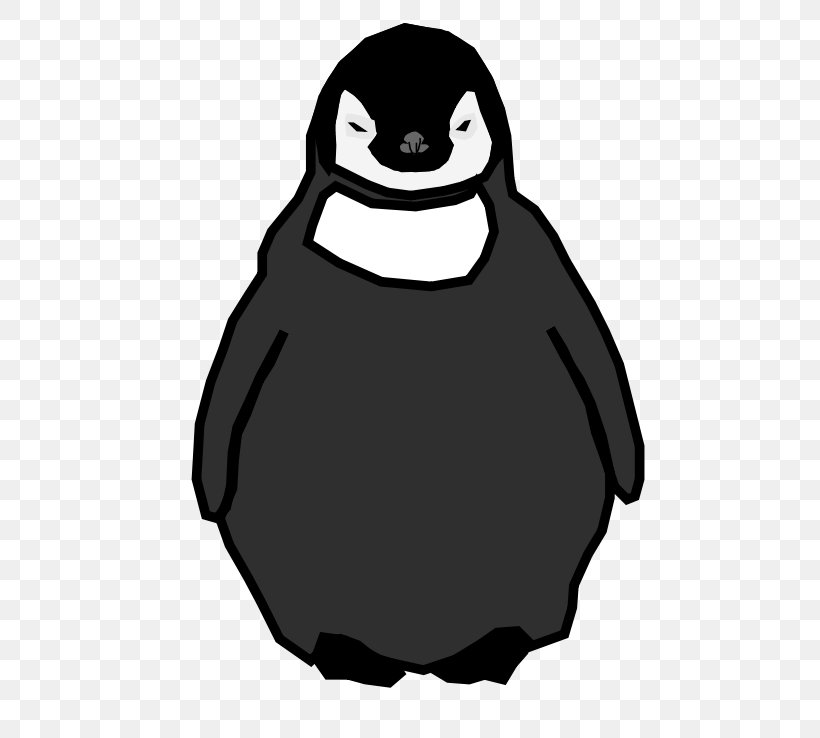 Penguin Character Beak White Clip Art, PNG, 501x738px, Penguin, Beak, Bird, Black, Black And White Download Free
