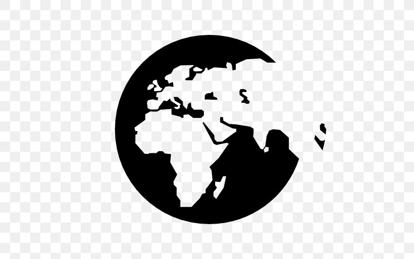 Globe World Map Geography, PNG, 512x512px, Globe, Black, Black And White, Fictional Character, Flag Download Free