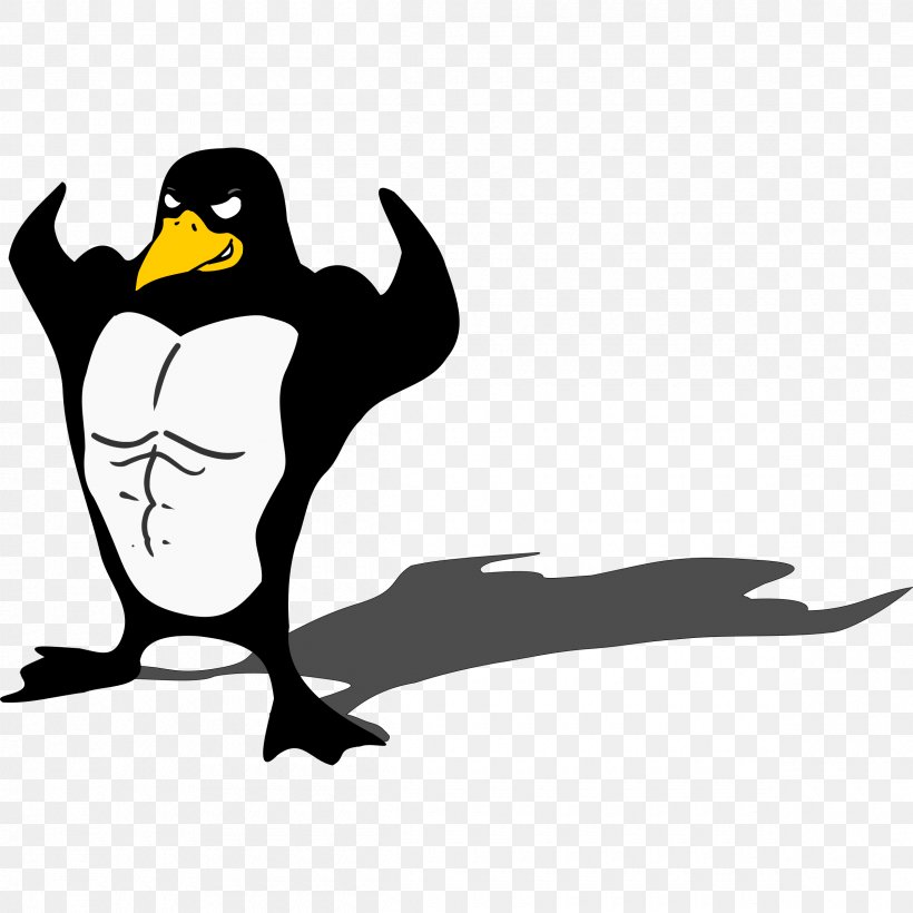 Penguin Muscle Biceps Arm Clip Art, PNG, 2400x2400px, Penguin, Arm, Beak, Biceps, Bird Download Free