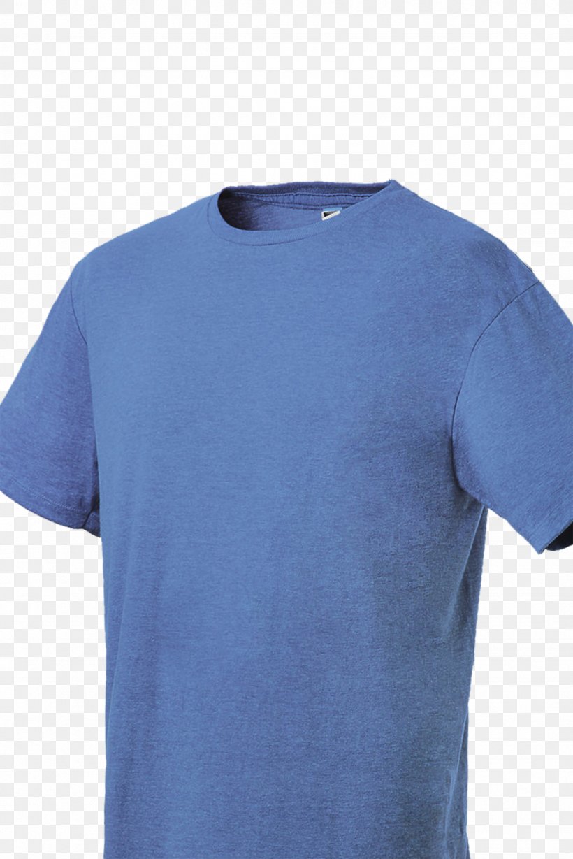 T-shirt Neck, PNG, 1334x2000px, Tshirt, Active Shirt, Blue, Cobalt Blue, Electric Blue Download Free