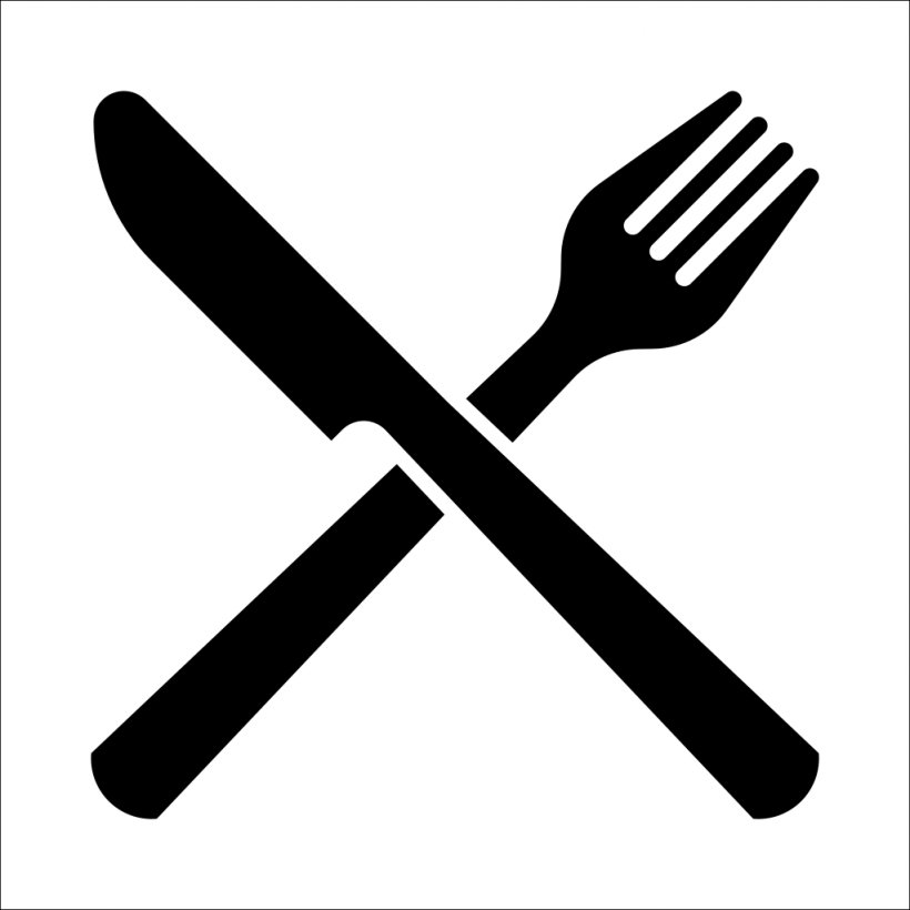 Traffic Sign Restaurant Road, PNG, 1024x1024px, Traffic Sign, Black And White, Cutlery, Fast Food Restaurant, Food Download Free