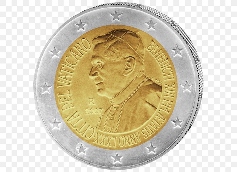 Vatican City 2 Euro Commemorative Coins Vatican Euro Coins 2 Euro Coin, PNG, 600x596px, 2 Euro Coin, 2 Euro Commemorative Coins, Vatican City, Bronze Medal, Coin Download Free