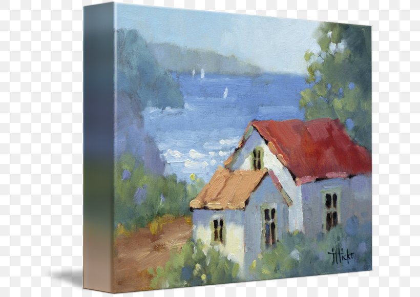 Watercolor Painting Art Impressionism Canvas, PNG, 650x580px, Painting, Acrylic Paint, Architecture, Art, Artist Download Free