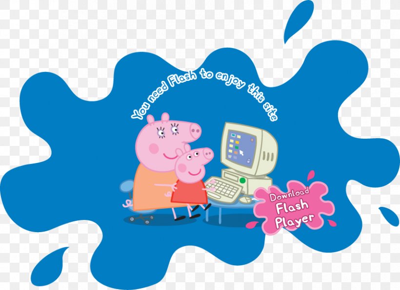 Daddy Pig Paultons Park, PNG, 853x621px, Daddy Pig, Art, Blue, Computer, Game Download Free