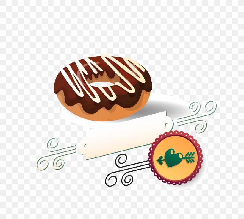 Doughnut Euclidean Vector Adobe Illustrator, PNG, 1738x1560px, Doughnut, Brand, Chocolate, Food, Logo Download Free