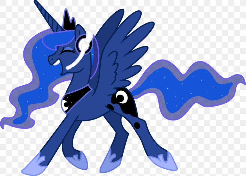 Princess Luna Pony Twilight Sparkle Rainbow Dash DeviantArt, PNG, 900x646px, Princess Luna, Animal Figure, Cartoon, Cobalt Blue, Deviantart Download Free