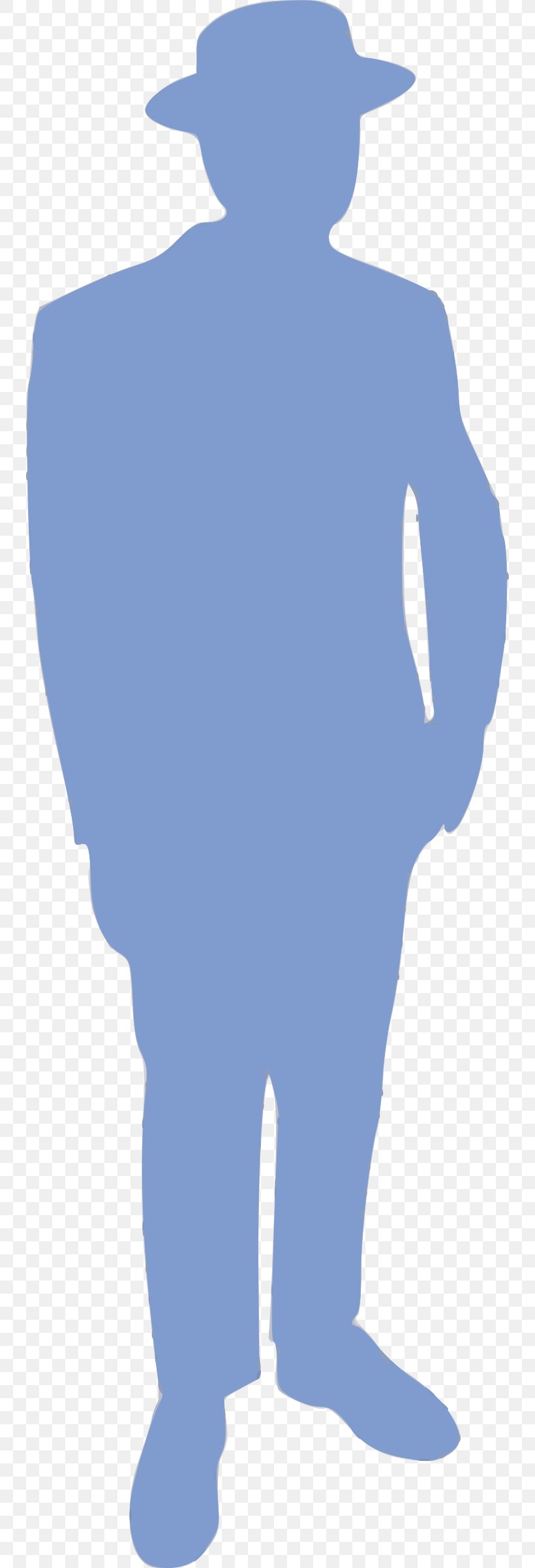 Silhouette Clip Art, PNG, 740x2400px, Silhouette, Blue, Human Behavior, Joint, Male Download Free