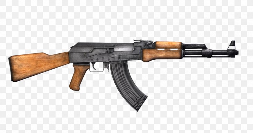 Firearm AK-47 Machine Gun Weapon, PNG, 1200x630px, Watercolor, Cartoon, Flower, Frame, Heart Download Free