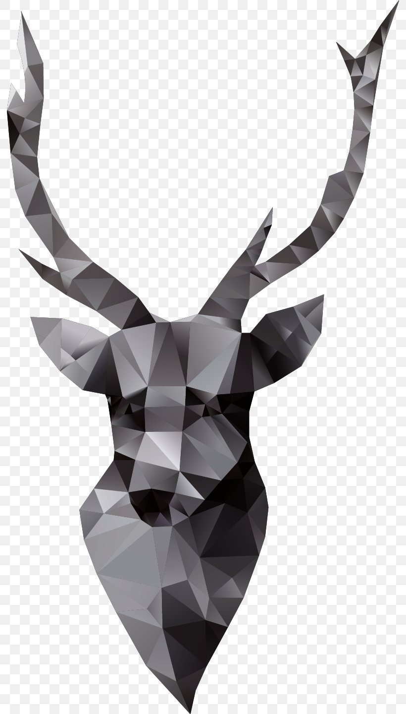 Goat Paper Euclidean Vector, PNG, 792x1440px, Goat, Antler, Black And White, Geometry, Material Download Free