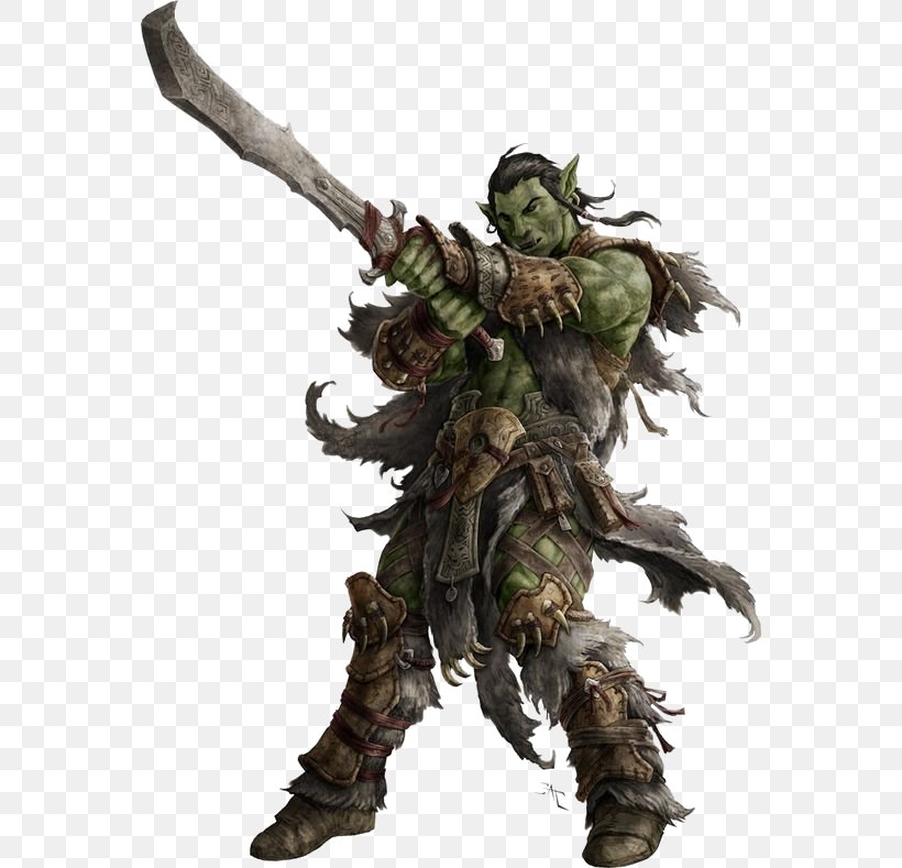 Dungeons & Dragons Pathfinder Roleplaying Game D20 System Player's Handbook Half-orc, PNG, 564x789px, Dungeons Dragons, Action Figure, Barbarian, D20 System, Dungeon Crawl Download Free