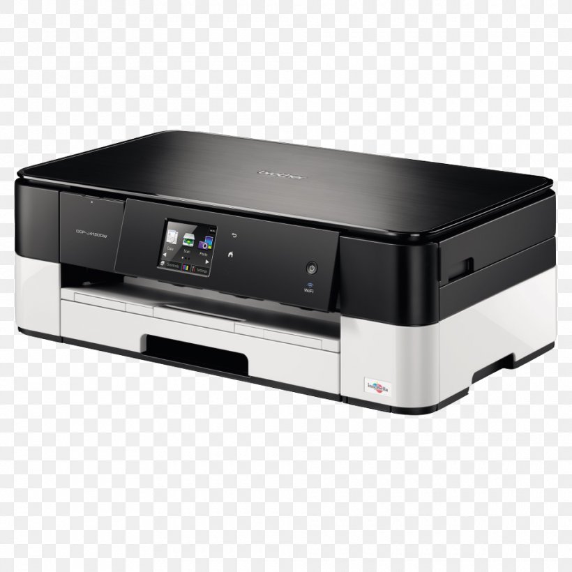 Multi-function Printer Brother Industries Inkjet Printing, PNG, 960x960px, Multifunction Printer, Automatic Document Feeder, Brother Industries, Color Printing, Duplex Printing Download Free