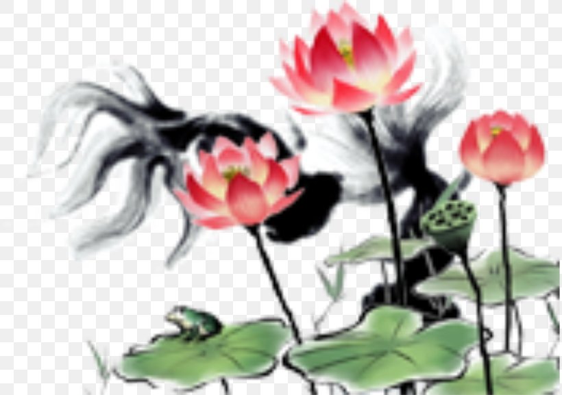 Nelumbo Nucifera Ink Wash Painting Gongbi, PNG, 815x577px, Nelumbo Nucifera, Aquatic Plant, Art, Chinese Painting, Chinoiserie Download Free