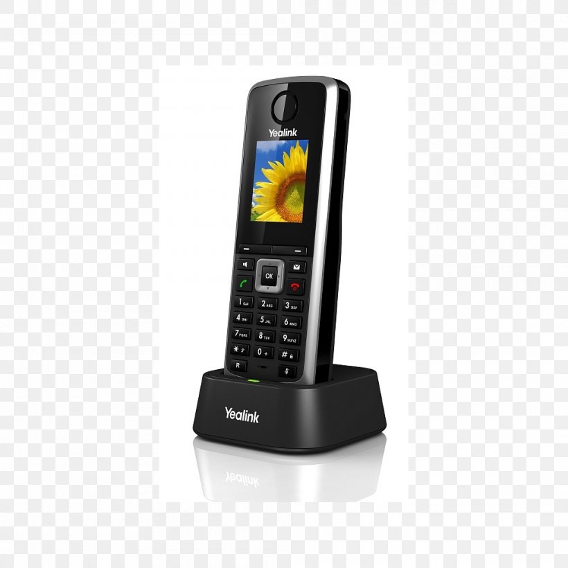 Digital Enhanced Cordless Telecommunications VoIP Phone Cordless Telephone Handset, PNG, 1000x1000px, Voip Phone, Cellular Network, Communication Device, Cordless Telephone, Electronics Download Free