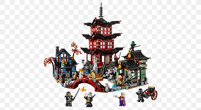 LEGO 70751 NINJAGO Temple Of Airjitzu Lego Ninjago Lego Minifigure Toy, PNG, 600x450px, Lego Ninjago, Christmas Decoration, Christmas Ornament, Construction Set, Lego Download Free