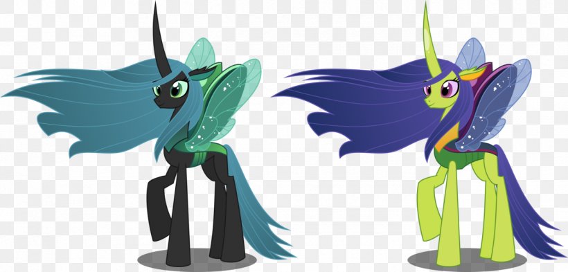 Pony Queen Chrysalis Princess Luna YouTube Princess Celestia, PNG, 1290x619px, Watercolor, Cartoon, Flower, Frame, Heart Download Free